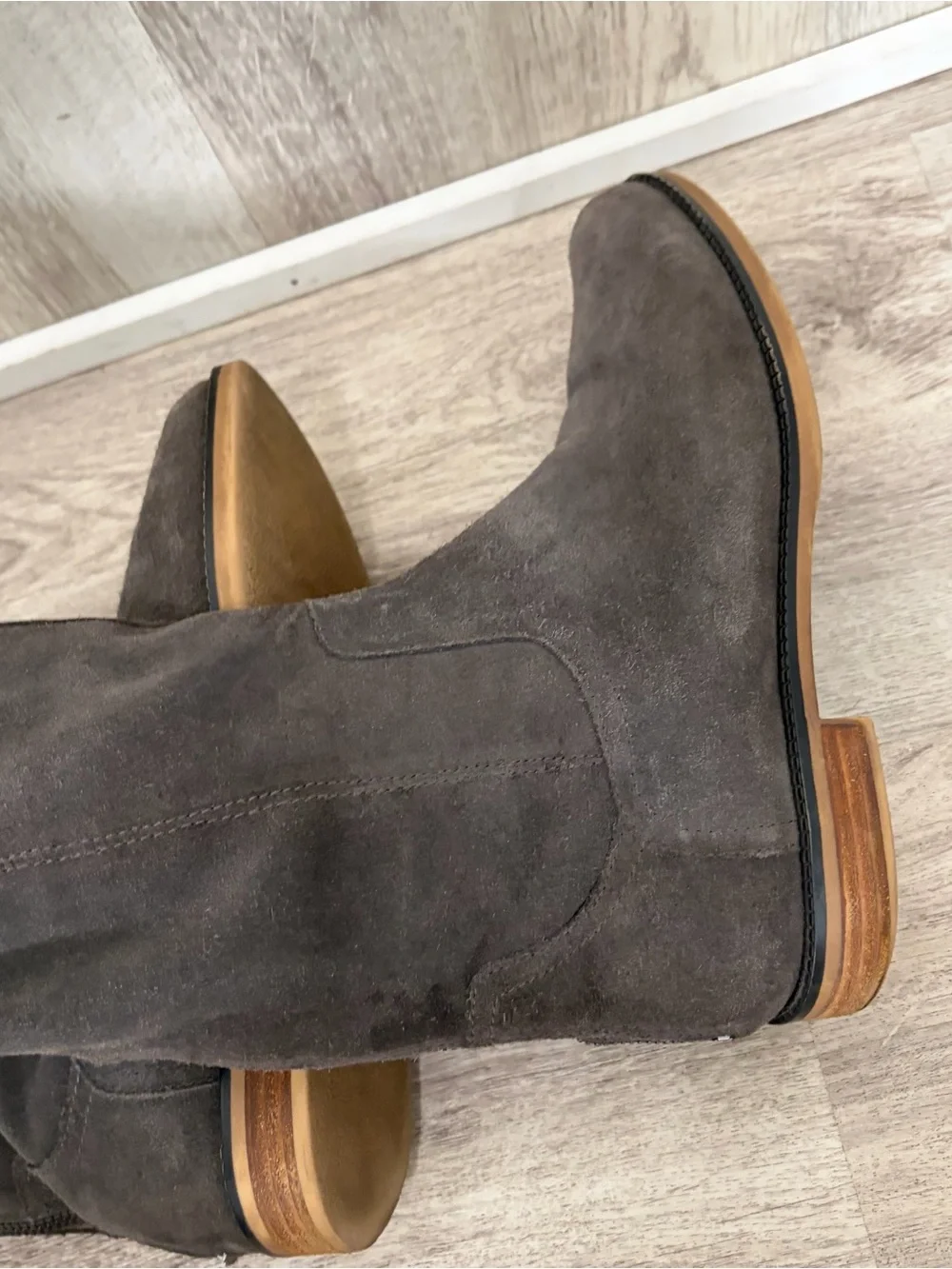 Franco Sarto over the Knee High Suede Boot Riding Boots Womens 8.5 Equestrian